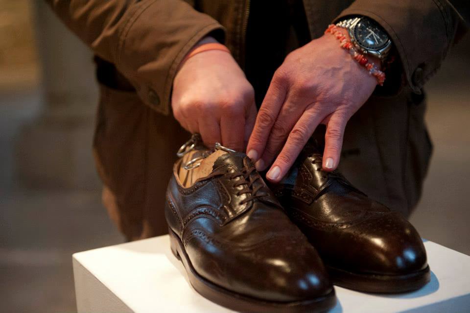 Schuhkurator Gerd Michael Wermescher