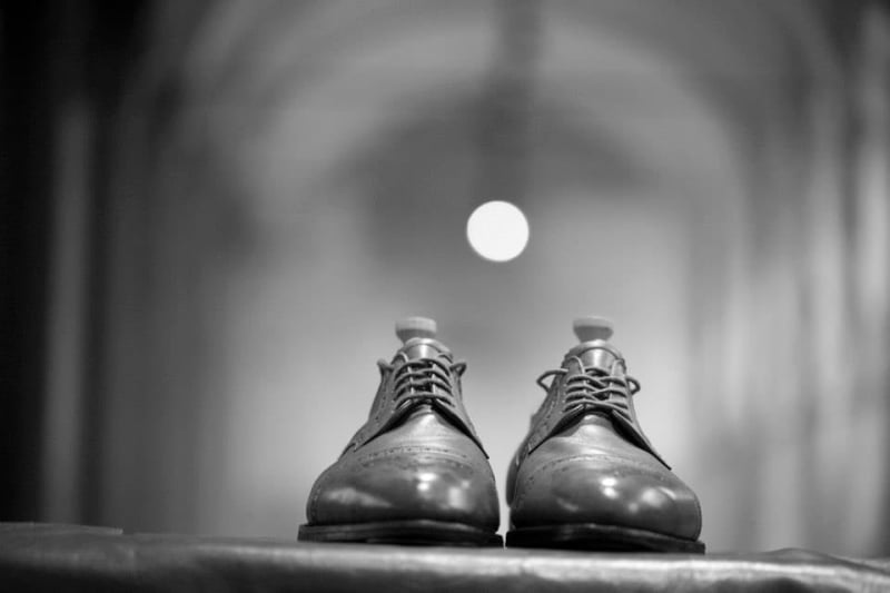 Schuhkurator Gerd Michael Wermescher