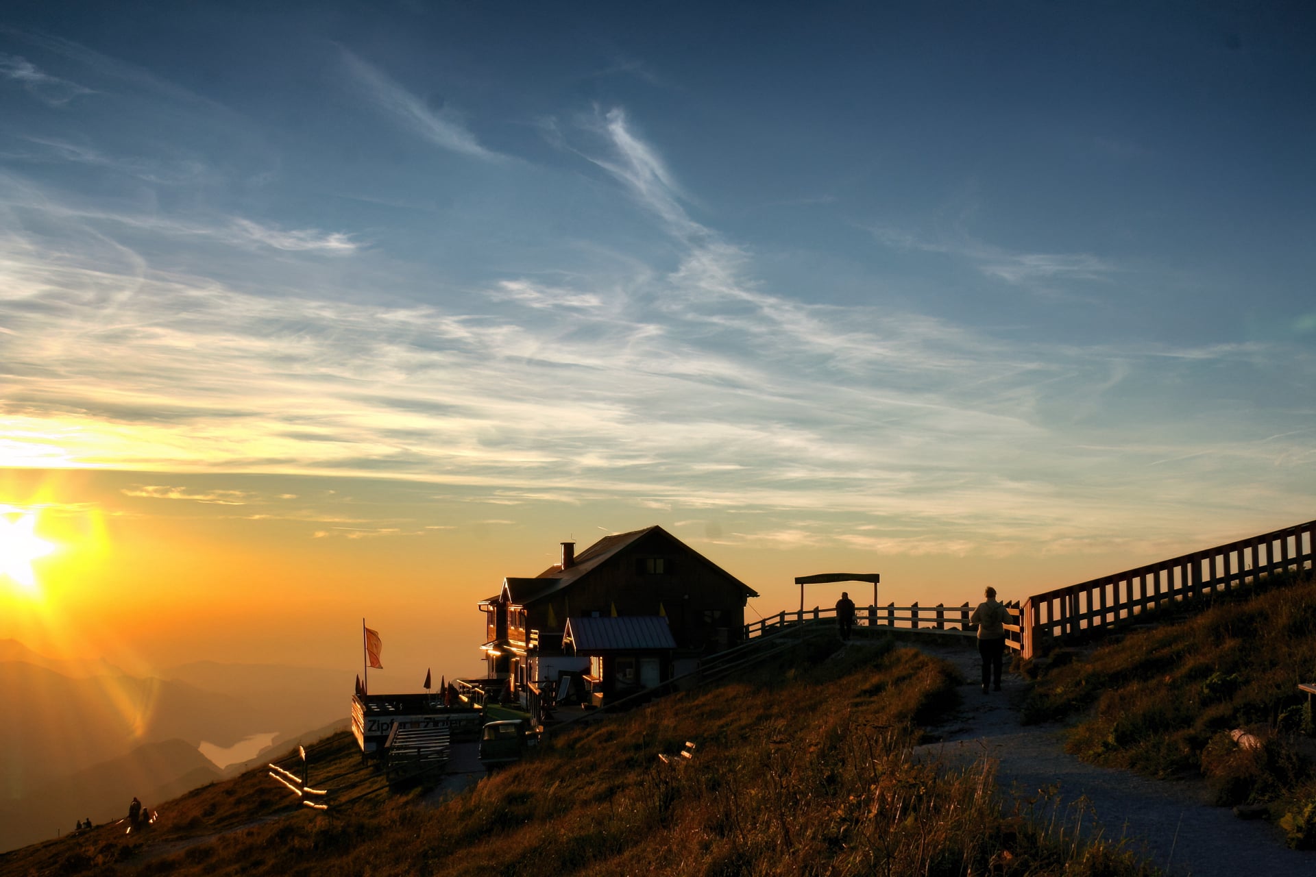 Sonnenuntergang am Schafberg